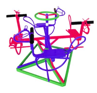 ม้าหมุนรูปสัตว์ 4 ที่นั่ง TP-N006