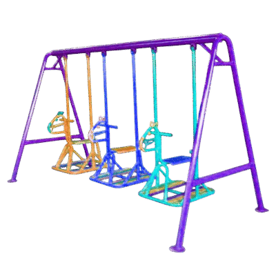 ชิงช้าม้าโยก3ที่(มีที่วางเท้า) TP-N192