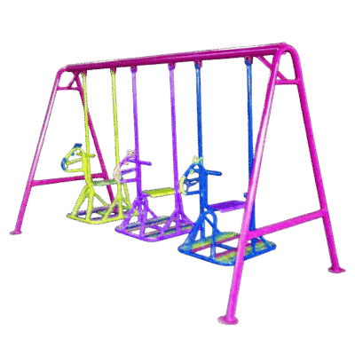 ชิงช้าม้าโยก3ที่(มีที่วางเท้า) TP-N188