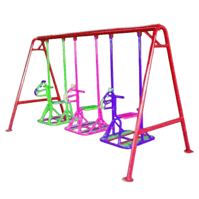 ชิงช้าม้าโยก3ที่(มีที่วางเท้า) TP-N189