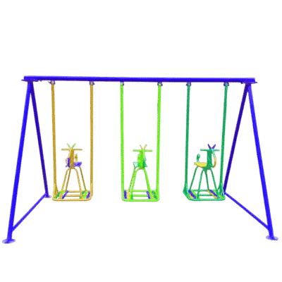 ชิงช้าม้าโยก3ที่(มีที่วางเท้า) TP-N194