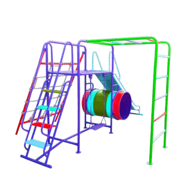 ชุดรวมเชือกถักท่อลอดบาร์โหน TP-N216