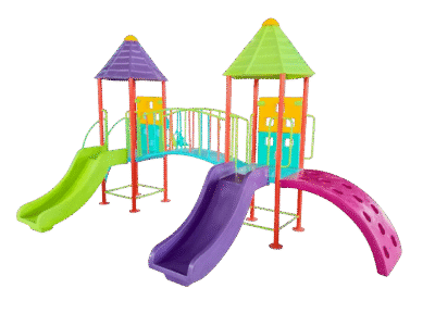 ชุดหอคอยคู่หลังคาแปดเหลี่ยมมินิ แบบที่1 TP-N262